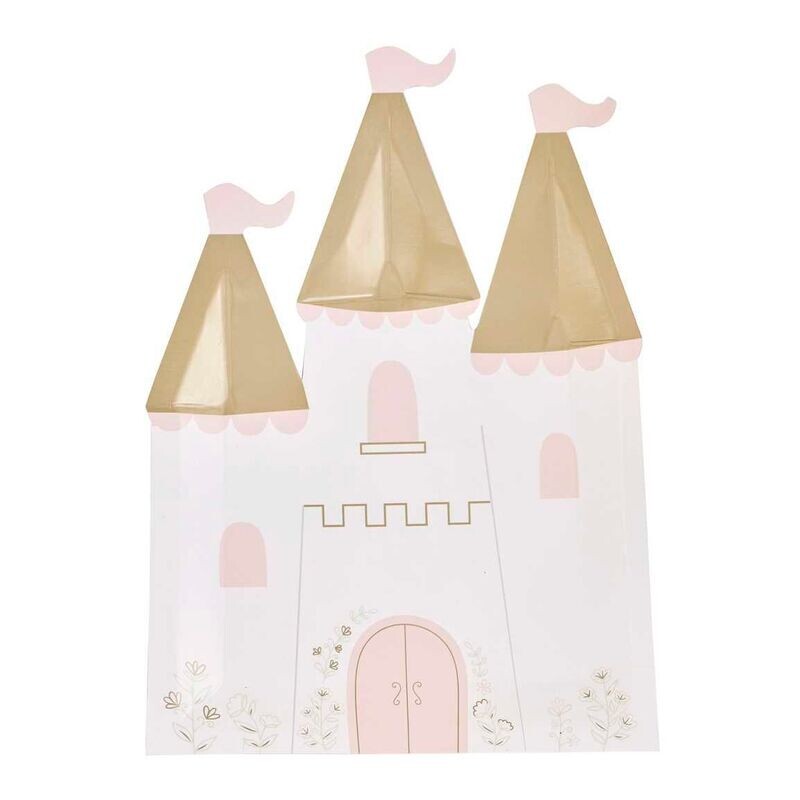 ASSIETTE CHATEAU DE PRINCESSE 21x14CM (x8)
