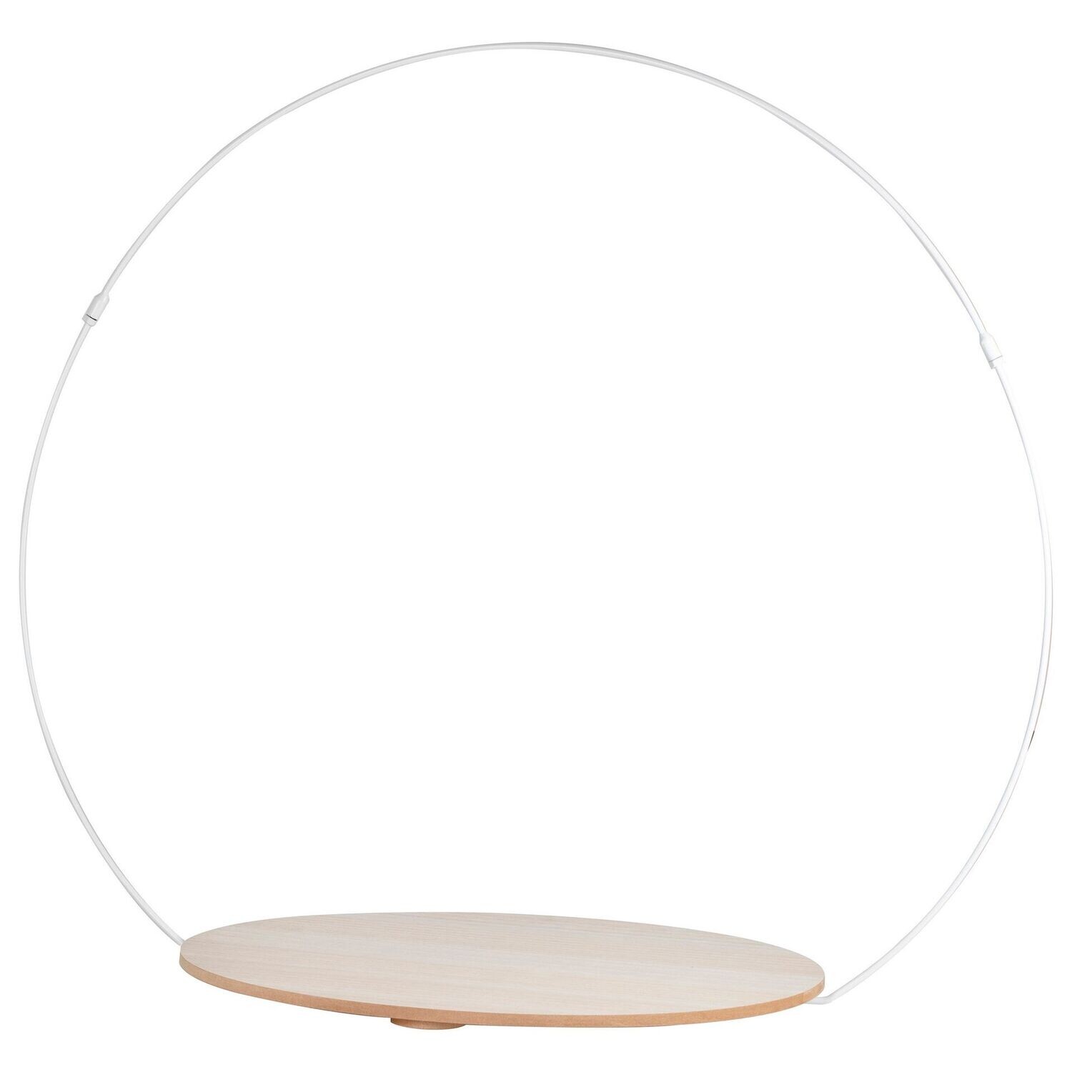 PRESENTOIR A GATEAU BOIS 40CM + CERCLE METAL A DECORER 69CM
