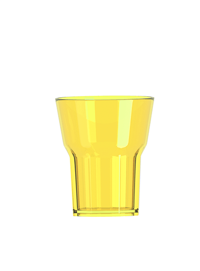 VERRE A EAU 25CL TRITAN JAUNE Personnalisable