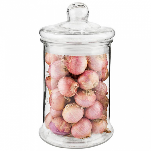 BONBONNIERE CYLINDRIQUE 4350ML Ø19x34CM TRANSPARENT VERRE Personnalisable