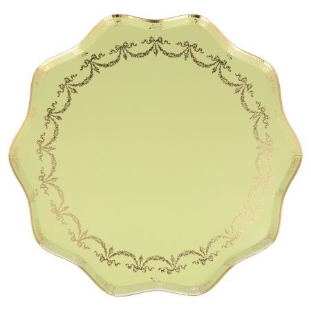 ASSIETTE LADUREE DOREE 26.7CM (x8)