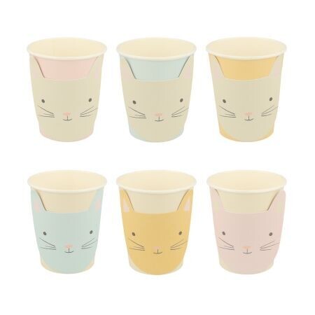 GOBELET CHAT PASTEL 25CL (x8)