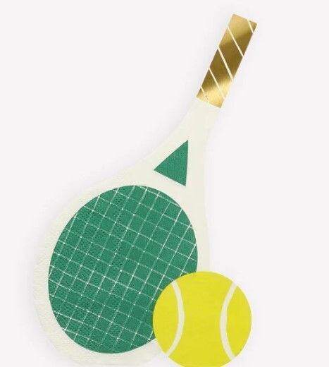 SERVIETTE TENNIS 11.7X20CM (x16)