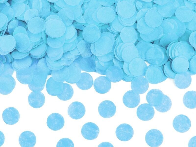 CANON A CONFETTIS GENDER REVEAL BLEU 60CM