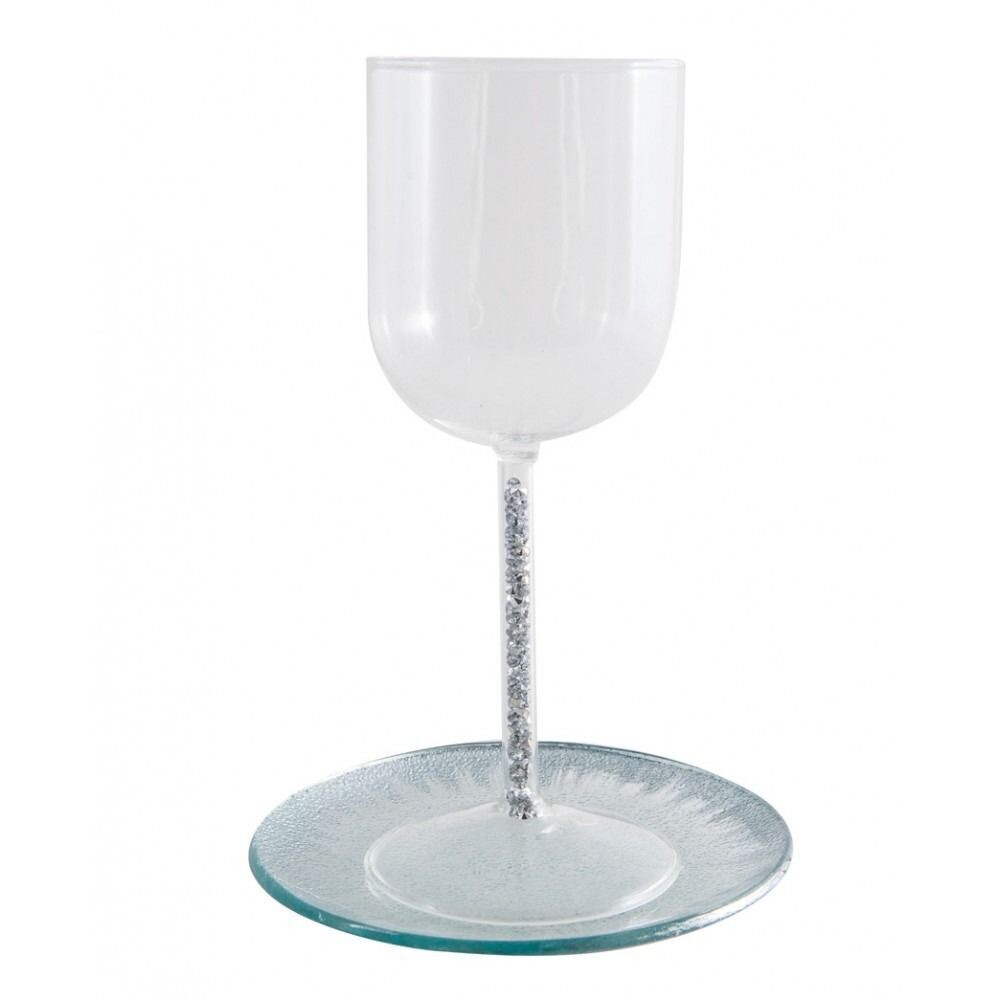 VERRE A KIDDOUCH GLAM ET SA SOUCOUPE 22x8CM