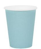 GOBELET CARTON BLEU CLAIR 27CL (x10)