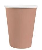 GOBELET CARTON ROSE GOLD 27CL (x10)