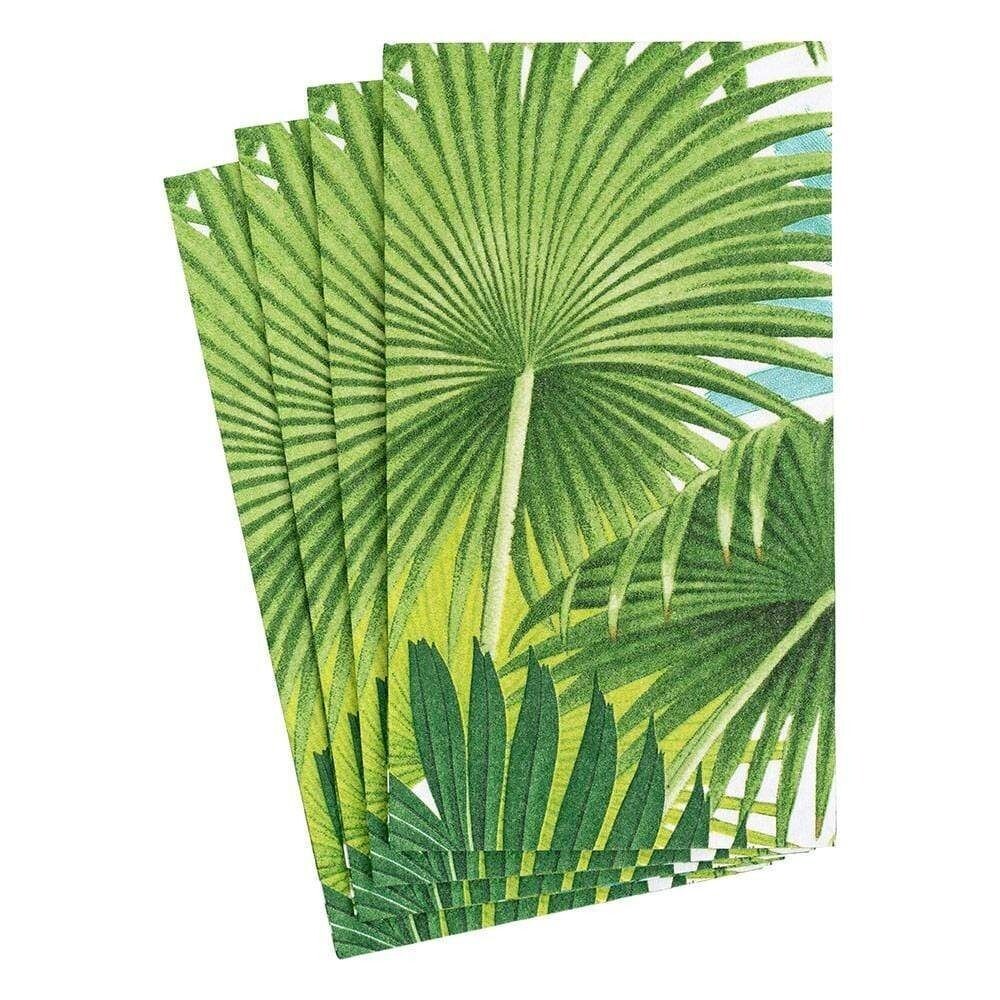SERVIETTE PLIEE FEUILLES DE PALMIER 11x20CM (x15)