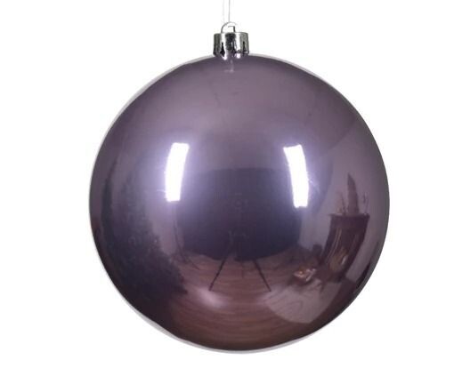 BOULE PLASTIQUE MAUVE 14CM