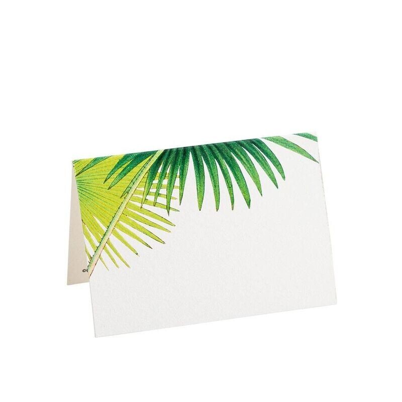 MARQUE PLACE FEUILLES DE PALMIER 9x5.75CM (x8)