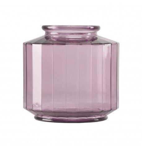 VASE FLORA ROSE TENDRE 23x23CM