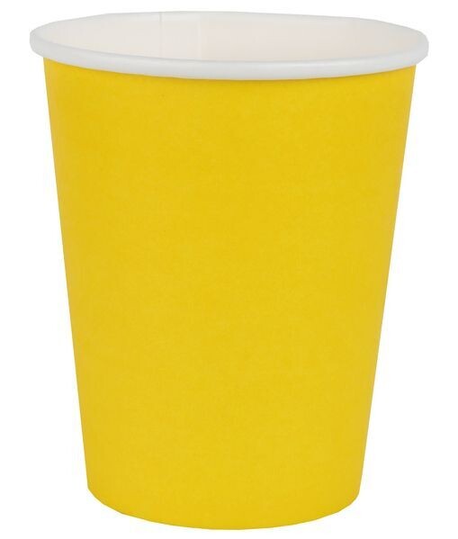GOBELET CARTON JAUNE 27CL (x10)