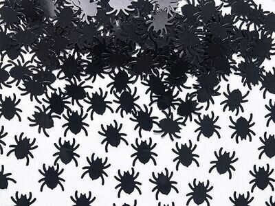 CONFETTIS ARAIGNEE NOIRE 1.5CM 15GR