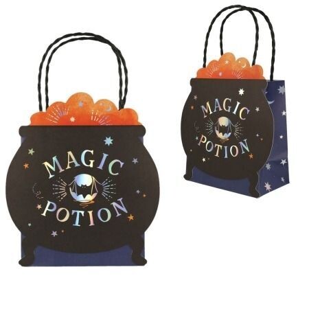 SAC A GOODIES FORME CHAUDRON 12x14x7CM (x8)