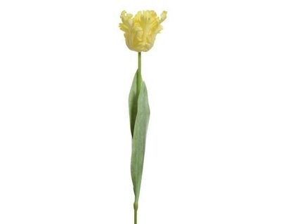 TULIPE JAUNE SUR TIGE 68CM