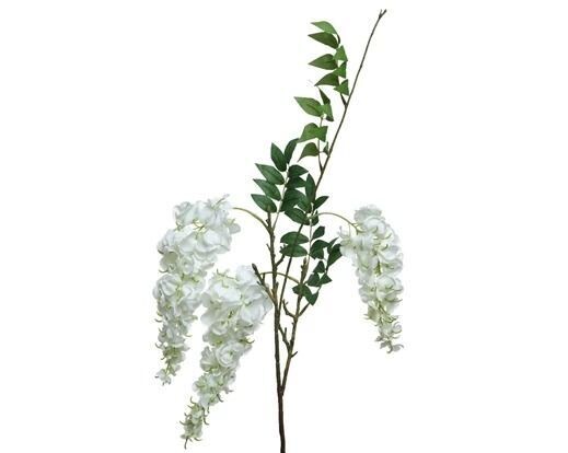 GLYCINE BLANCHE SUR TIGE 93CM