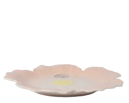 PLAT FLORAL DOLOMITE 28CM