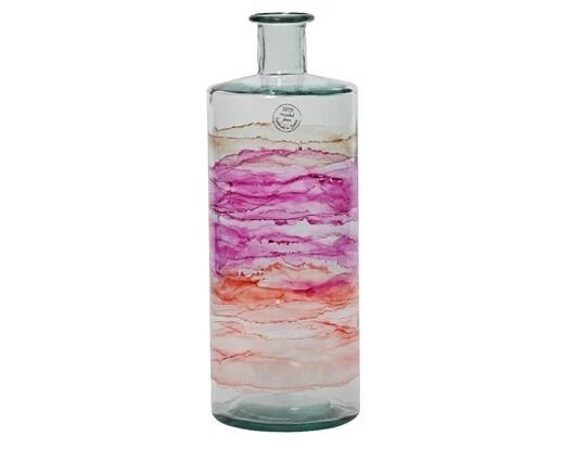VASE VERRE TAUPE 40x15CM