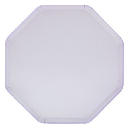 ASSIETTE OCTOGONALE LILA 26CM (x8)