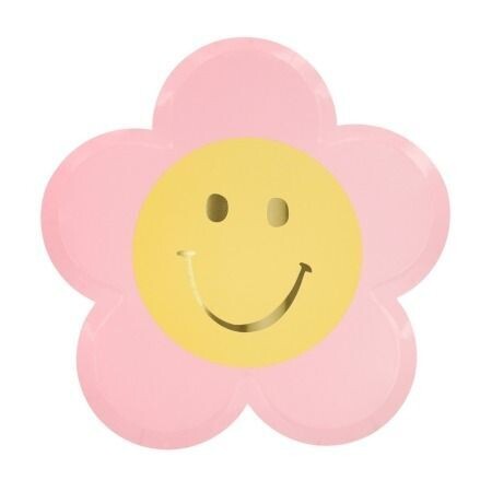 ASSIETTE HAPPY FLOWERS 21CM (x8)