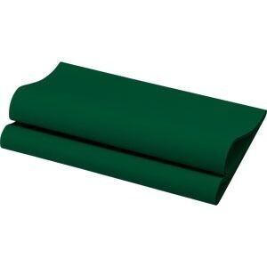 SERVIETTE DUNISOFT BIO VERT FEUILLE 40CM (x12)