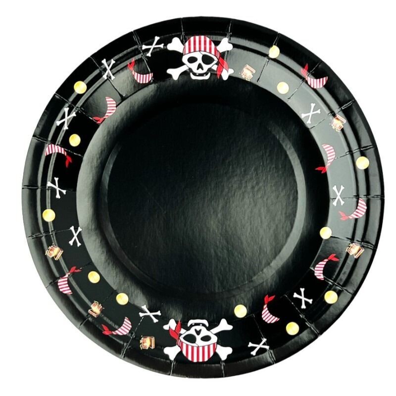 ASSIETTE PIRATE 18CM (x8)