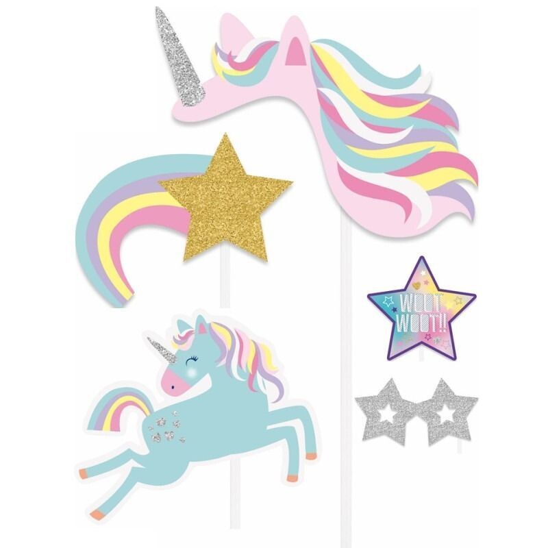 KIT PHOTOBOOTH LICORNE 10 PIECES