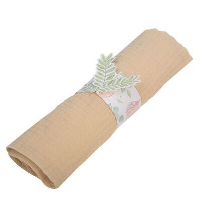 ROND DE SERVIETTE BOTANIQUE ROSE GOLD 16x4CM (x10)