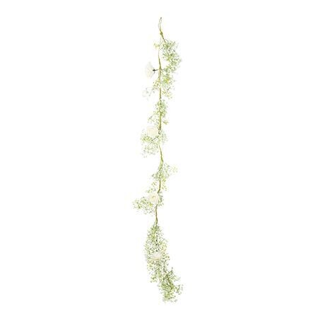 GUIRLANDE DELICATESSE BLANC ET VERT 1.75M