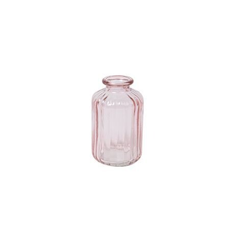 VASE GIORGIA VERRE ROSE 6.2x10CM