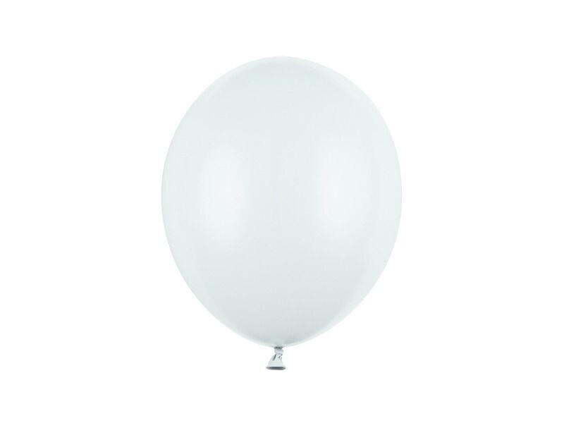 BALLON LATEX BLEU BRUME 27CM (x10)