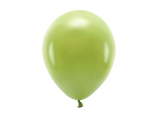 BALLON LATEX VERT OLIVE 26CM (x10)