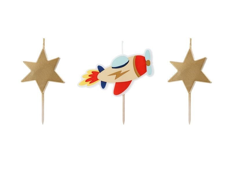 BOUGIE AVION 5CM (x3)