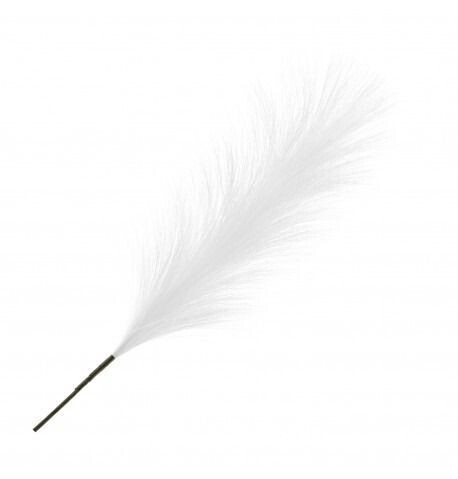 PLUMET ARTIFICIEL BLANC 56CM