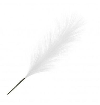 PLUMET ARTIFICIEL BLANC 56CM