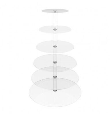 PRESENTOIR PLEXI ROND 6 NIVEAUX 40x51.5CM