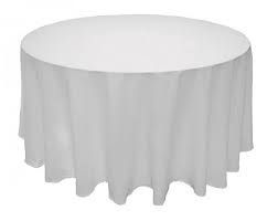 NAPPE RONDE BLANCHE 3M 100% POLYESTER