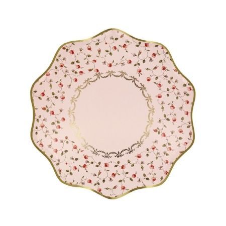 ASSIETTE LADUREE MARIE ANTOINETTE 21.6CM (x8)