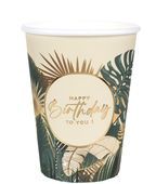 GOBELET BIRTHDAY JUNGLE 27CL (x10)
