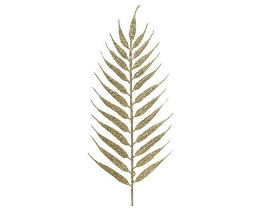 FEUILLE DE PALMIER PAILLETTES OR 42CM (x4)
