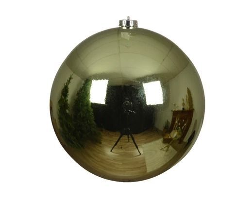 BOULE PLASTIQUE VERT SAUGE 14CM