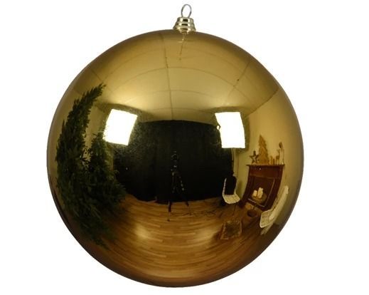 BOULE PLASTIQUE OR 25CM