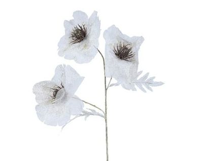 MAGNOLIA BLANC ET OR SUR TIGE 76CM