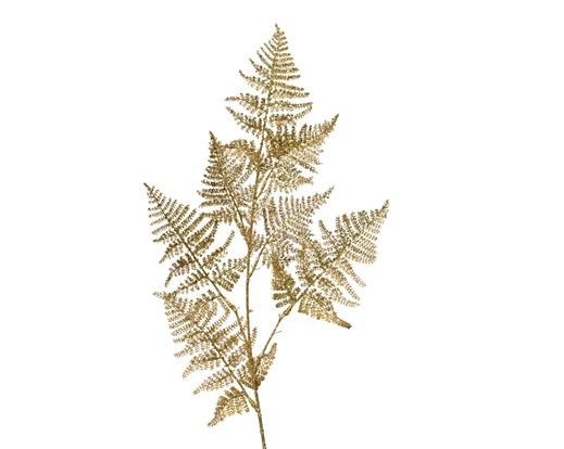 BRANCHE DE FOUGERE OR 87CM