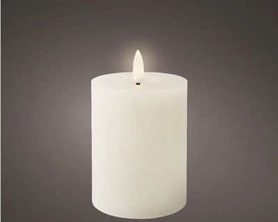 BOUGIE LED CIRE BLANCHE 7x11.2CM