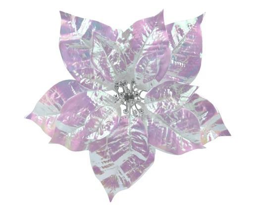 POINSETTIA SUR CLIP IRISE 25CM