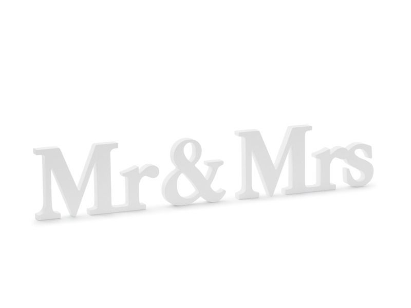 MR & MRS BOIS BLANC 50x9.5CM