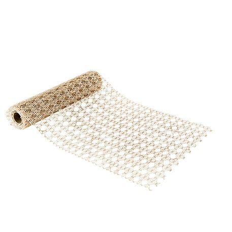 CHEMIN DE TABLE MAILLES DOREES 28CMx3M