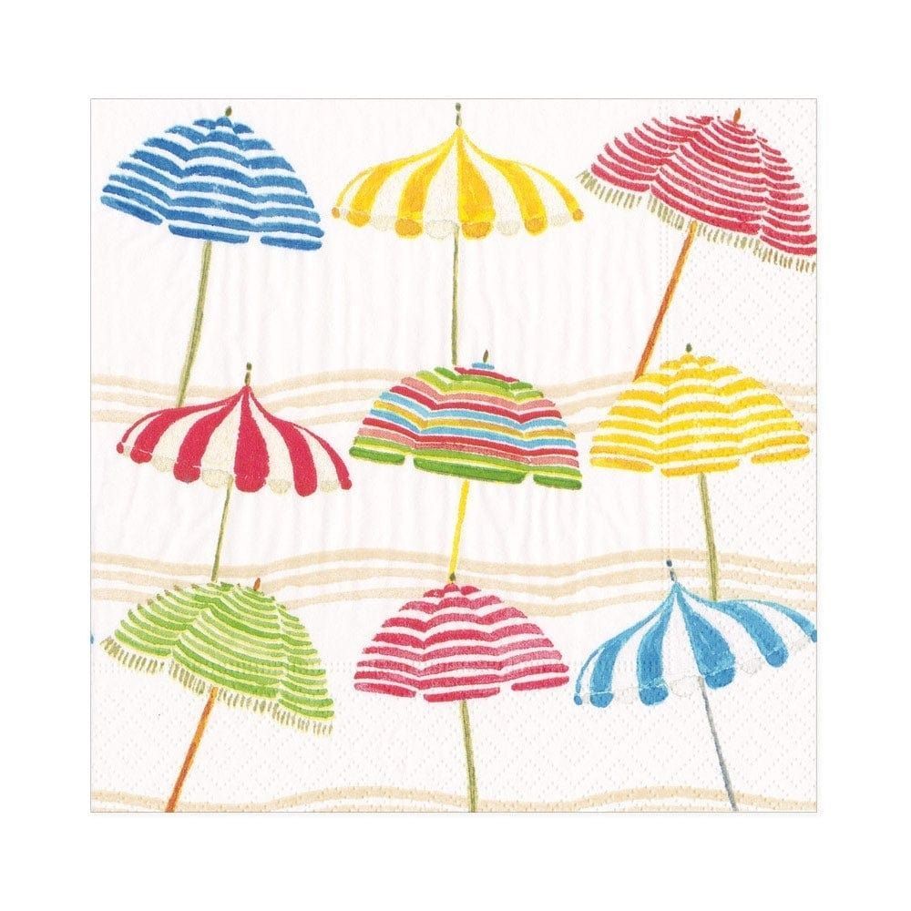 SERVIETTE OMBRELLES DE PLAGE 33CM (x20)