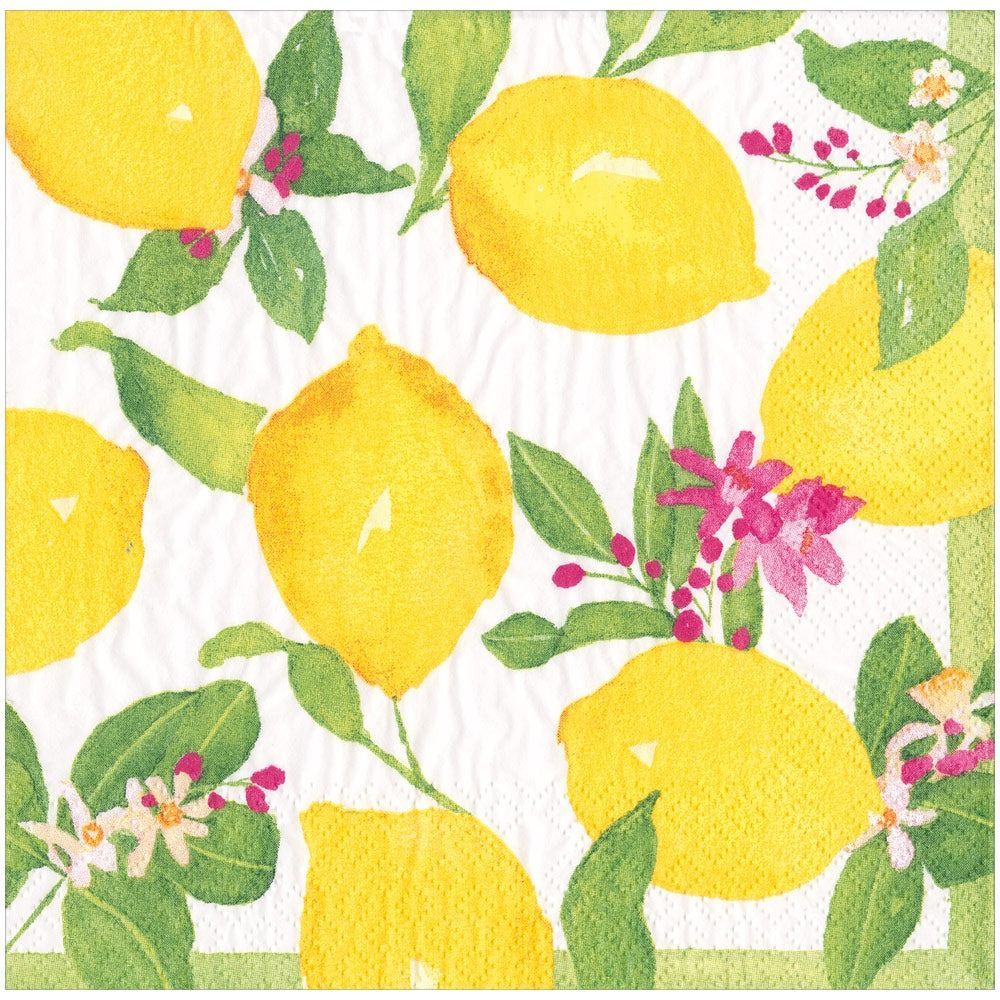 SERVIETTE LIMONCELLO 38CM (x20)